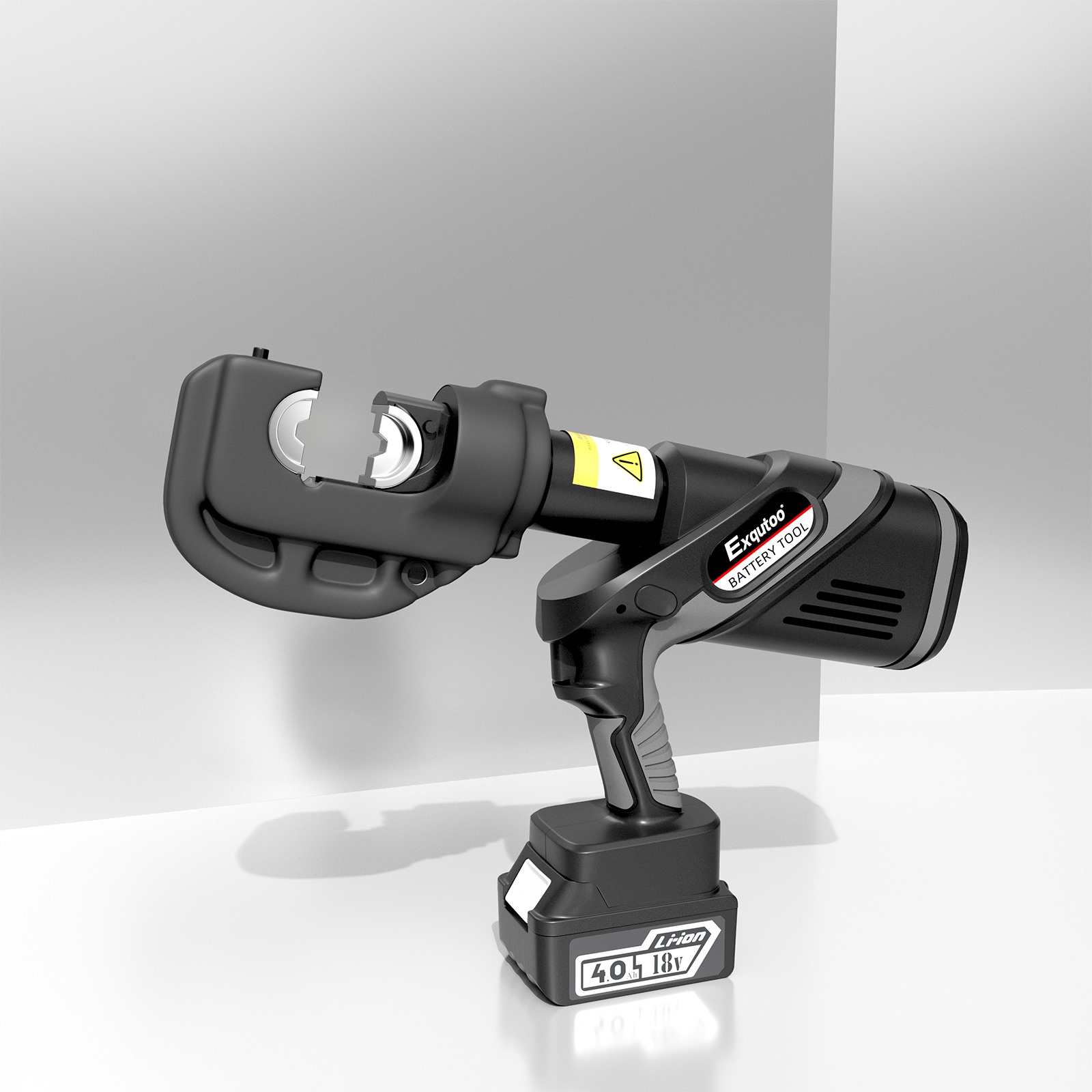 Exqutoo 120kN hydraulic crimper with rotating head