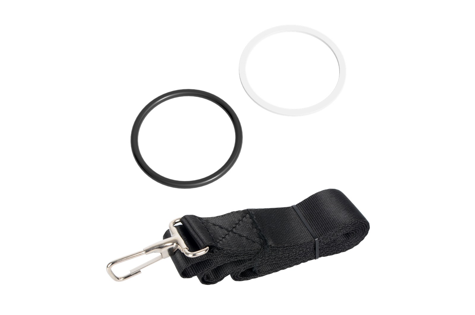 Crimper shoulder strap and sealing rings