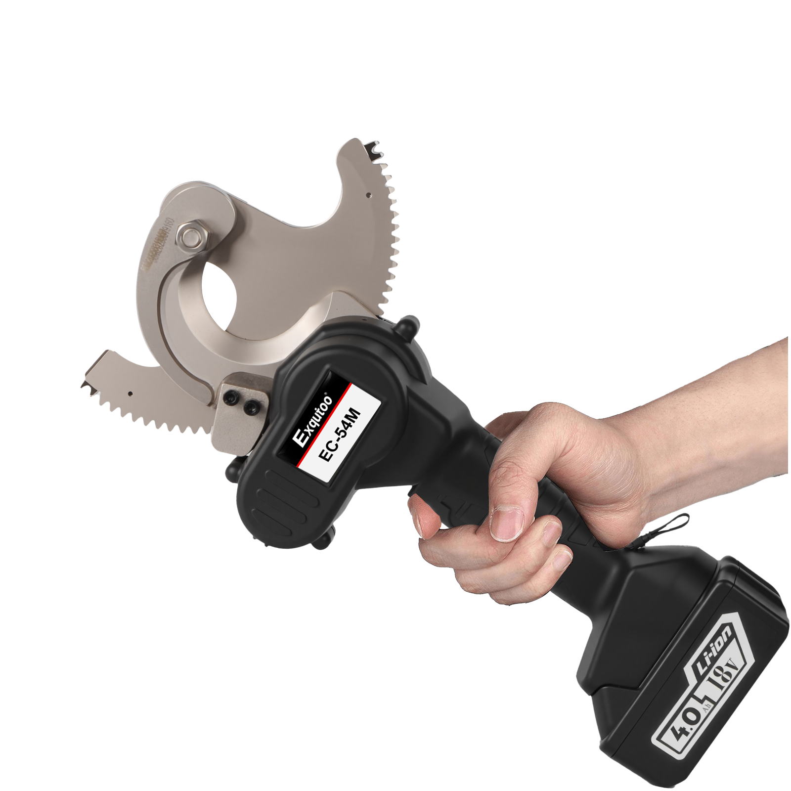 EC-54M electric cable cutter blade system in operation