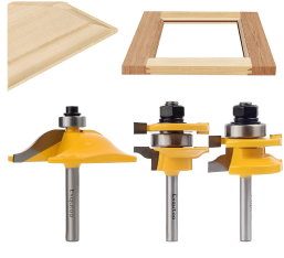 Router bits for woodworking